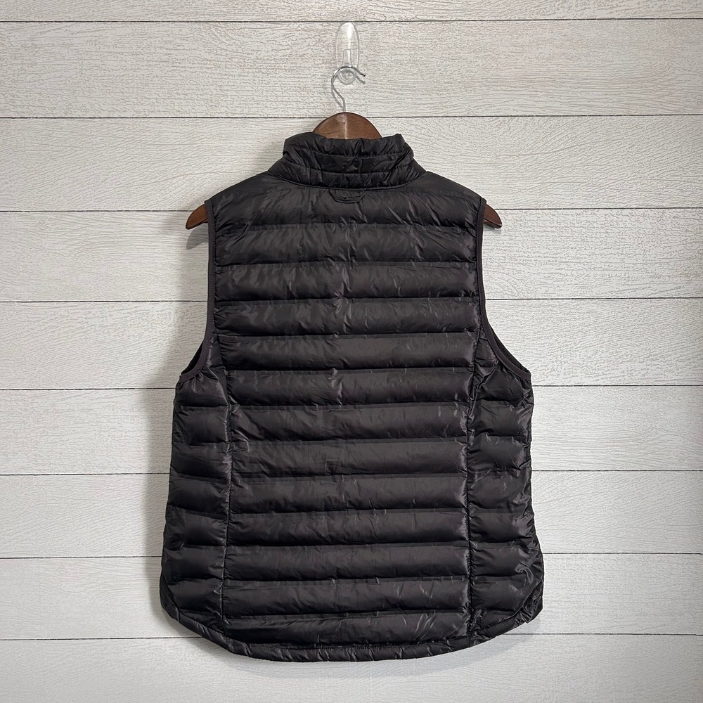 Gerry Puffer Vest Large Black Lightweight Quilted Zip Front Packable Outdoor‎ - Picture 6 of 9